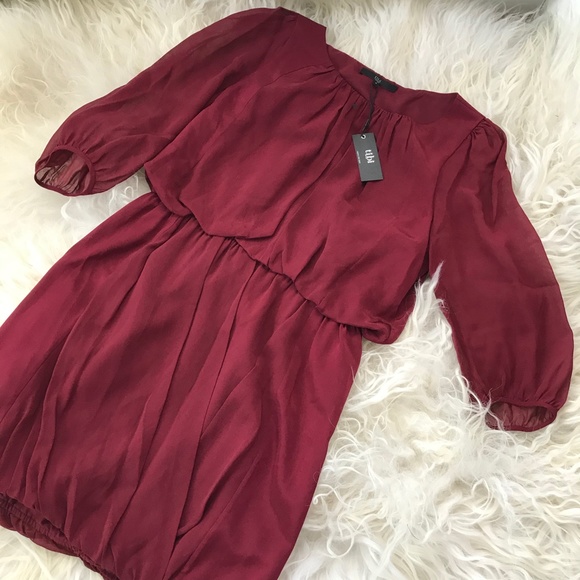 Tibi Silk Draped Dress - Picture 7 of 7